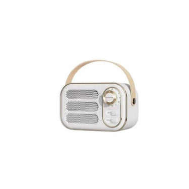 White Retro Wireless Speaker, 4